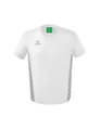 Erima Freizeit-Tshirt Essential Team - weicher Baumwollmix, klassischer Schnitt - weiss/grau Herren